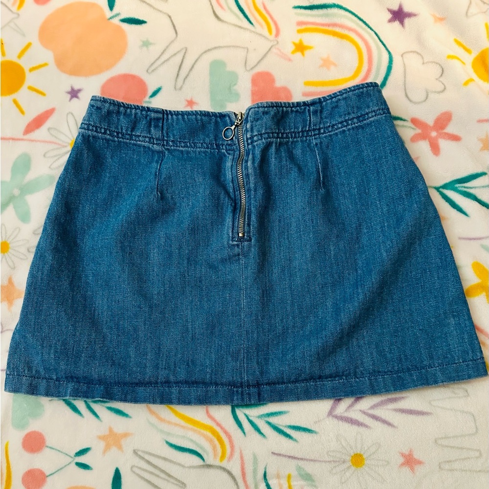 Zara Blue‎ Denim Mini Skirt
